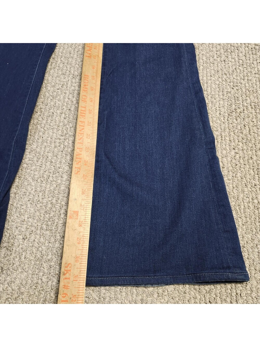 Mother The Curfew Blue Skies and Promises Flared Jeans Size 32 - Picture 3 of 13